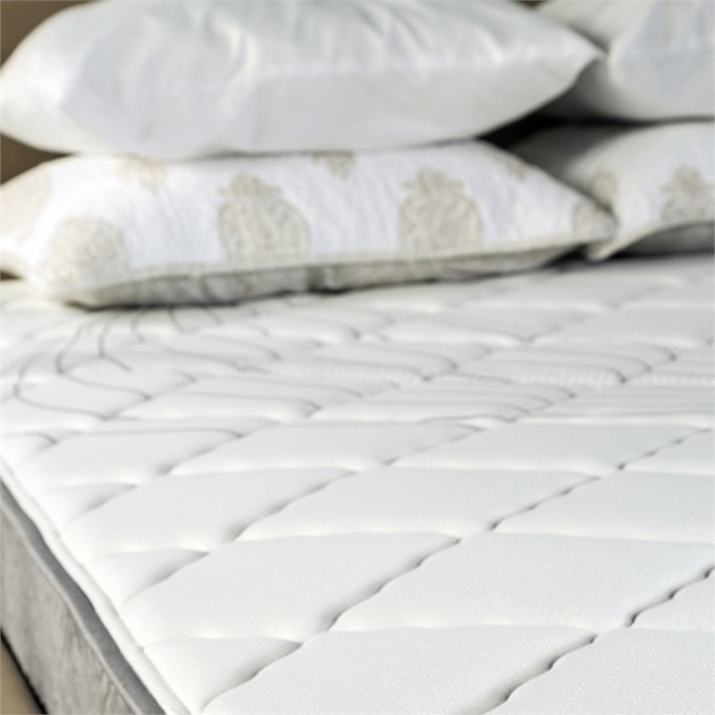 Furniture of America Joy Edge Fabric Full Pocket Coil Mattress in White