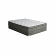 Furniture of America Jes Edge Fabric Cal King Pocket Coil Mattress in White