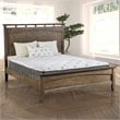 Furniture of America Jes Edge Fabric Full Pocket Coil Mattress in White