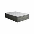 Furniture of America Jes Edge Fabric Queen Pocket Coil Mattress in White