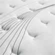 Furniture of America Jes Edge Fabric Queen Pocket Coil Mattress in White