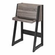 Furniture of America Gase Farmhouse Wood Fold Down Desk in Distressed Gray/Black