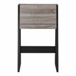 Furniture of America Gase Farmhouse Wood Fold Down Desk in Distressed Gray/Black