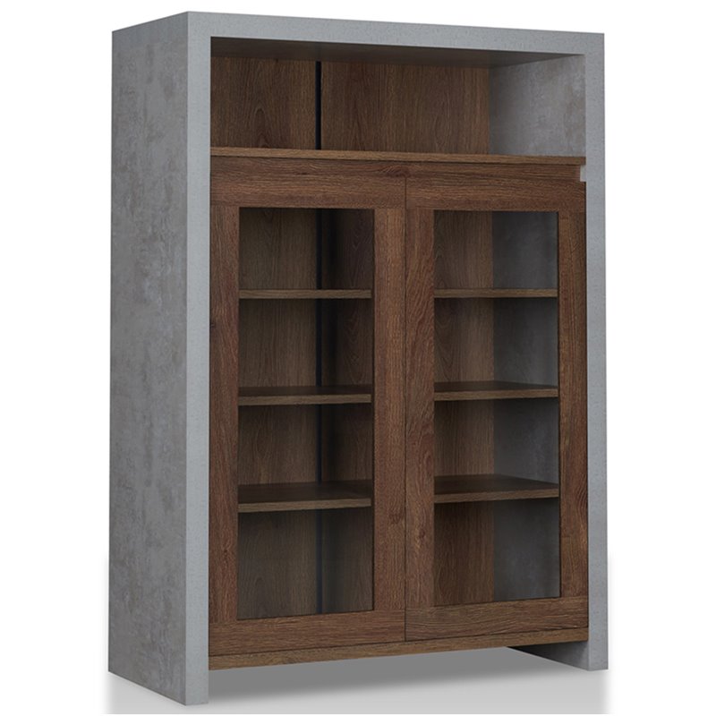 Furniture Of America Drax Shoe Cabinet In Walnut And Cement Fgi Furniture Of America Drax Shoe Cabinet In Walnut And Cement Fgi 1760c21