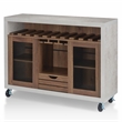 Furniture of America Raxon Industrial Wood Multi-Storage Buffet in Walnut