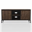 Furniture of America Ronda Industrial Wood 60-Inch TV Stand in Weathered Oak