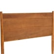 Furniture of America Belkor Solid Wood Full Platform Bed in Oak
