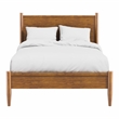 Furniture of America Belkor Solid Wood Twin Platform Bed in Oak
