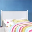 Furniture of America Belkor Solid Wood Twin Platform Bed in White