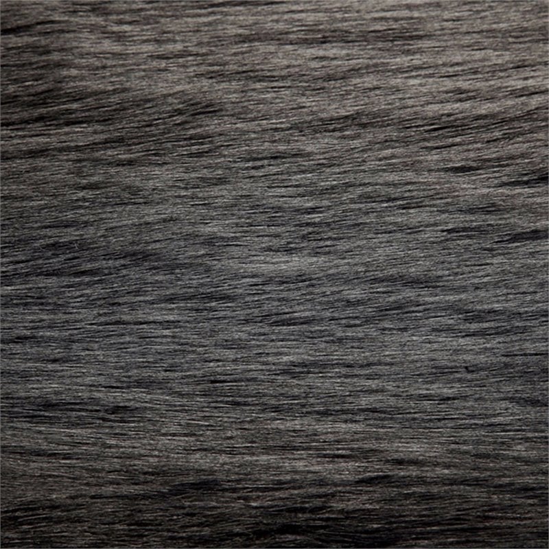 Furniture of America Saxton Contemporary Fabric Padded Long Bench in Black