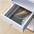Furniture of America Grayso Engineered Wood 1-Drawer End Table in White