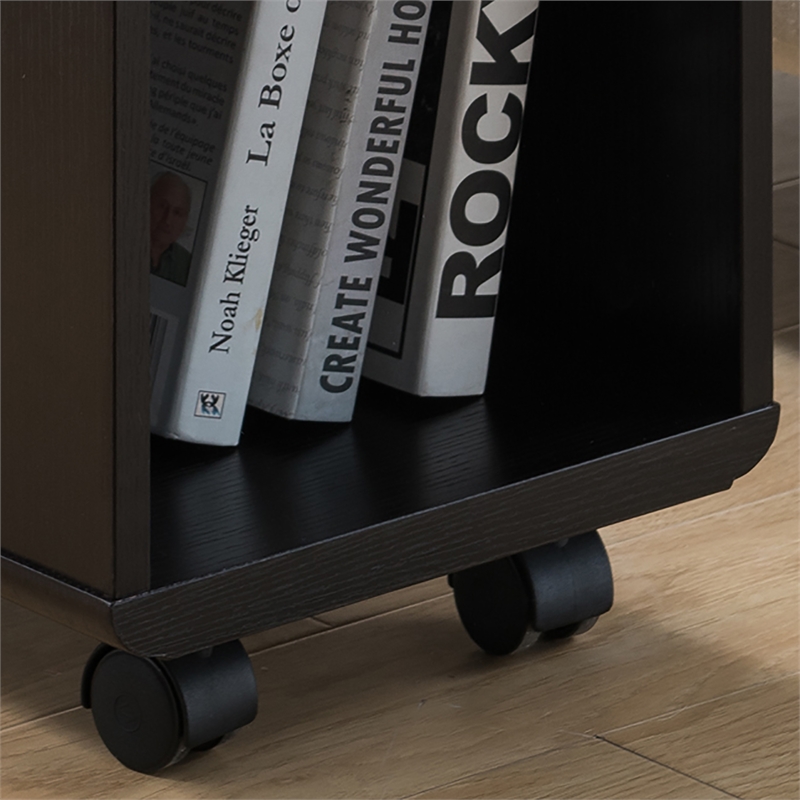 Furniture of America Grayso Engineered Wood 1-Drawer End Table in Cappuccino