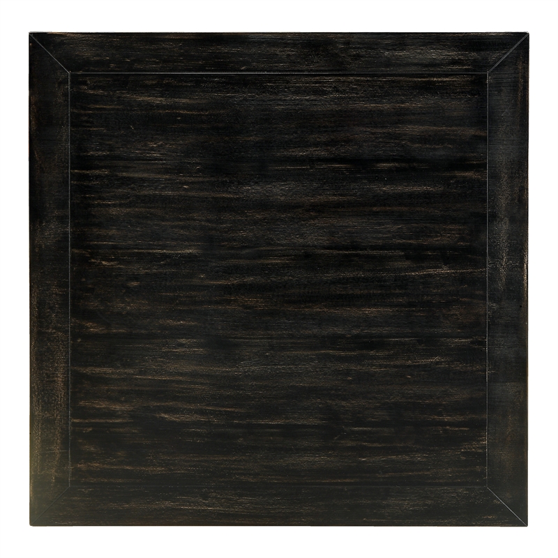 Furniture of America Delilah Wood 5-piece Counter Height Dining Set in Black