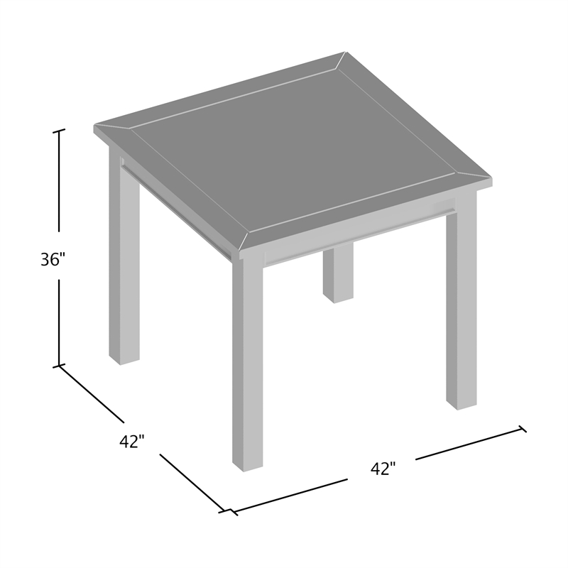 Furniture of America Delilah Wood 5-piece Counter Height Dining Set in Black