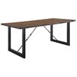 Furniture of America Elsbeth Wood 3-Piece Extendable Dining Set in Walnut