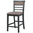 Furniture of America Alyssum Wood 7 Piece Counter Height Set in Weathered Gray