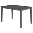 Furniture of America Alyssum Wood 7 Piece Counter Height Set in Weathered Gray