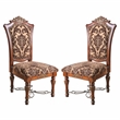 Furniture of America Eleanora Wood Dining Side Chair in Brown Cherry (Set of 2)