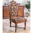 Furniture of America Eleanora Wood Dining Side Chair in Brown Cherry (Set of 2)