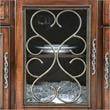 Furniture of America Eleanora Traditional Wood China Cabinet in Brown Cherry