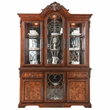 Furniture of America Eleanora Traditional Wood China Cabinet in Brown Cherry
