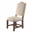 Furniture of America Kora Light Oak Fabric Dining Side Chair (Set of 2)