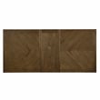 Furniture of America Kora Rustic Wood Extendable Dining Table in Rustic Brown