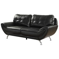 black leather tufted sofa furniture of america wade leather tufted sofa in black accent chair red idf6414rdch black leather tufted sofa furniture of america wade leather tufted sofa in black accent chair red idf6414rdch