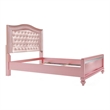 Furniture of America Paisley Contemporary Wood Full Panel Bed in Rose Gold
