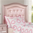 Furniture of America Paisley Contemporary Wood Twin Panel Bed in Rose Gold