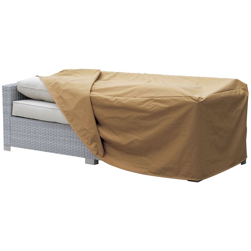 Furniture Of America Gonda 90 Inch Fabric Patio Sofa Dust Cover In Light Brown Idf Os1998 L