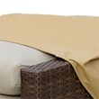 Furniture of America Gonda Fabric Patio Chair Dust Cover in Light Brown