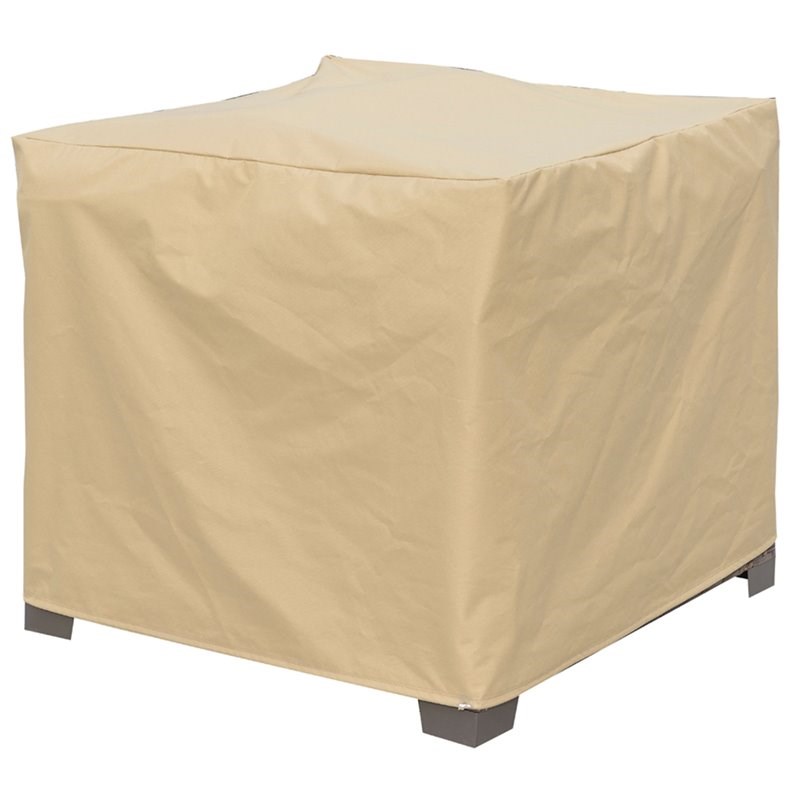 Furniture of America Gonda Fabric Patio Chair Dust Cover in Light Brown