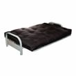 Furniture of America Brocko Fabric 8-Inch Innerspring Futon Mattress in Black