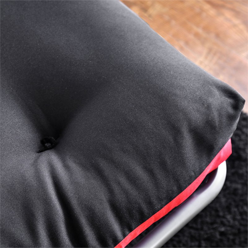Furniture of America Vargas Fabric Cotton 6-inch Futon Mattress in Black and Red