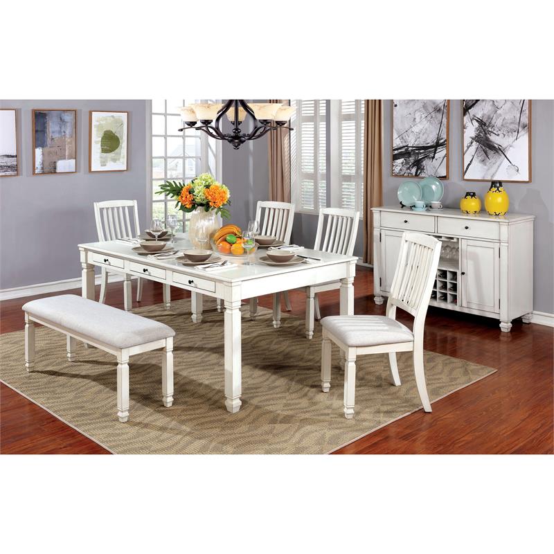 Dining room table online sets with wine rack