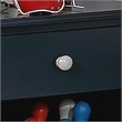 Furniture of America Belantra Solid Wood 1-Drawer Kids Nightstand in Blue
