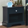 Furniture of America Belantra Solid Wood 1-Drawer Kids Nightstand in Blue