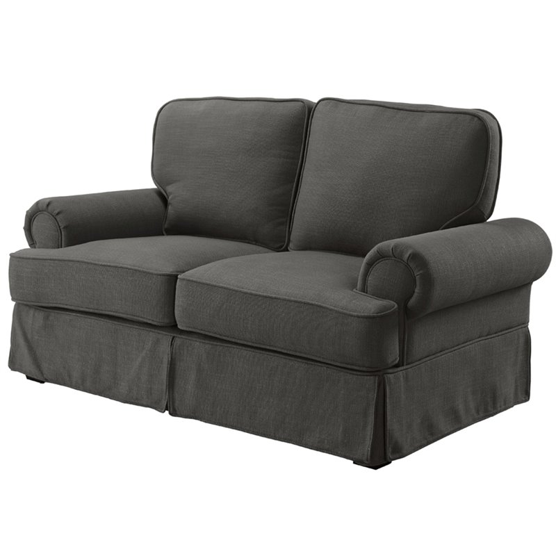 Furniture Of America Onrei Transitional Upholstery Loveseat In Onrei Transitional Upholstery Loveseat