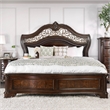 Furniture of America Jordan Wood California King Panel Bed in Brown Cherry