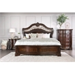 Furniture of America Jordan Wood King Panel Bed in Brown Cherry