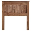 Furniture of America Howard Rustic Wood Full Panel Headboard in Mahogany