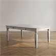 Furniture of America Cassie Transitional Wood Dining Table in Antique White