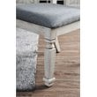 Furniture of America Cassie Wood Padded Dining Chair in Antique White (Set of 2)