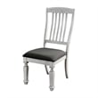 Furniture of America Cassie Wood Padded Dining Chair in Antique White (Set of 2)