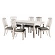Furniture of America Cassie 7-Piece Wood Dining Set in Antique White