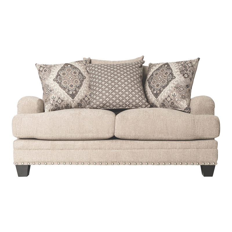 pillow back loveseat
