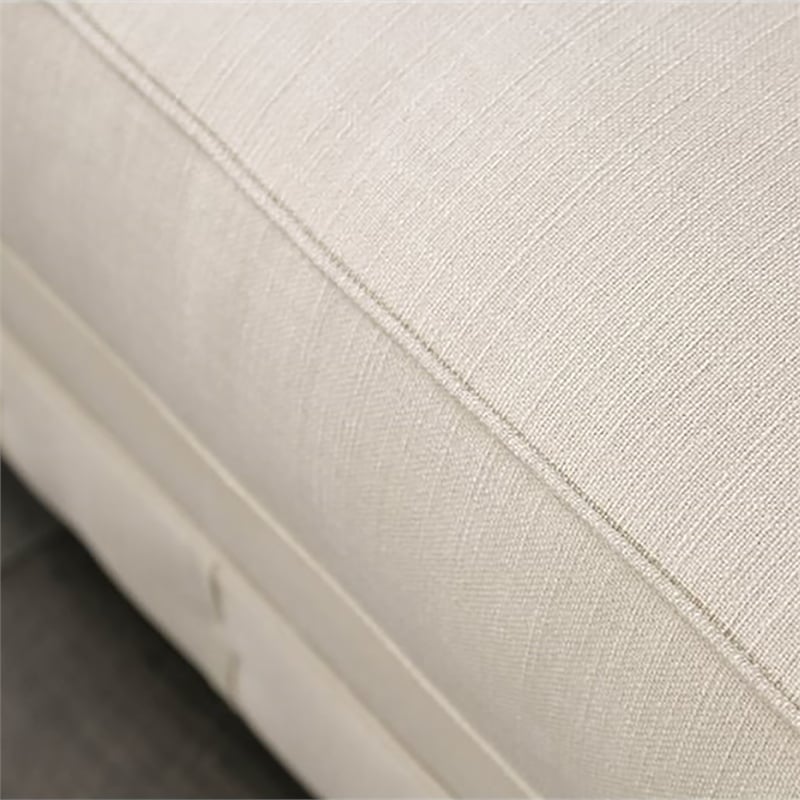Furniture of America Isabella Transitional Fabric Sofa in Beige