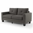 Furniture of America Zilly Modern Victorian Fabric Tufted Sofa in Gray
