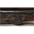 Furniture of America Eli Faux Leather 2-Piece Sofa Set in Dark Brown & Burgundy